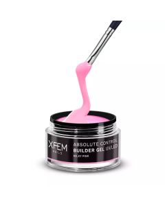 XFEM UV/LED Builder Gel Cover Milky Pink 15ml.