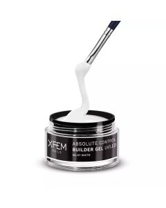 XFEM UV/LED Builder Gel Cover Milky White 15ml.