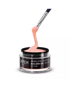 XFEM UV/LED Builder Gel Cover Soft Nude 15ml.