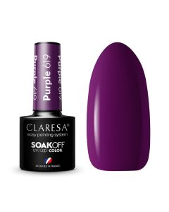 Claresa UV/LED Gellak Paars #619 - 5ml.