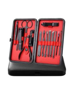 Beautylushh Manicure & Pedicure Set Compleet In Zwarte Etui
