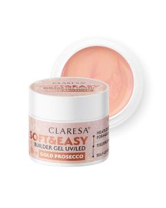 Claresa Keratine Builder Gel Soft & Easy Gold Prosecco 12gr.