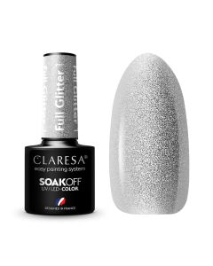 Claresa UV/LED Gellak Full Glitter #1 - 5ml.
