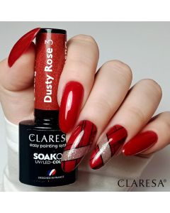 Claresa UV/LED Gellak Dusty Rose #3 - 5ml