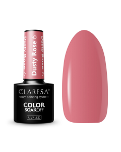 Claresa UV/LED Gellak Dusty Rose #6 5ml