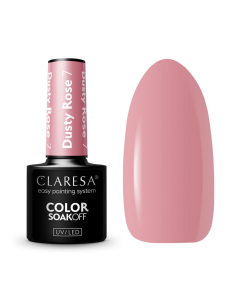 Claresa UV/LED Gellak Dusty Rose #7 - 5ml.