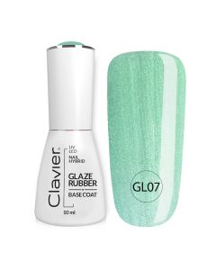 Clavier Luxury Glaze Rubber Basecoat 10ml. - GL07 Auroral