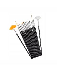 Clavier Nagel Decoratie Kwasten Set 15 stuks Zwart