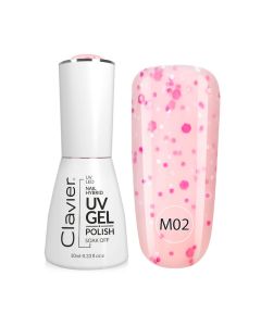 Clavier UV/LED Hybrid Gellak Luxury 10ml. Multi Flavours Panna Cotta - M02