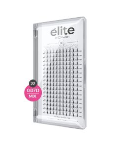 Clavier Wimperextensions Wimper Plukjes Elite 3D - 0.07/D/MIX