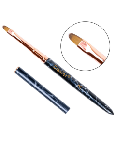 Clavier Luxury Marble Gel en Polygel Brush Rond #08