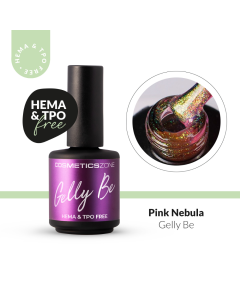 Cosmetics Zone Hypoallergene Gel Base UV/LED Gelly BE Pink Nebula 15ml
