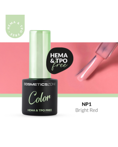 Cosmetics Zone Hypoallergene UV/LED Gellak Bright Red NP1 7ml