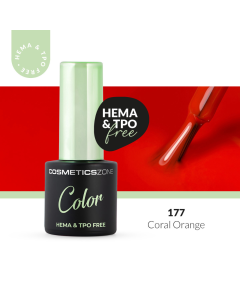Cosmetics Zone Hypoallergene UV/LED Gellak Coral Orange 177 7ml