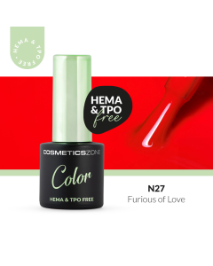 Cosmetics Zone Hypoallergene UV/LED Gellak Furious of Love N27 7ml
