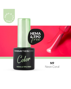 Cosmetics Zone Hypoallergene UV/LED Gellak Neon Coral N9 7ml