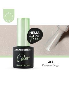 Cosmetics Zone Hypoallergene UV/LED Gellak Parisian Beige 268 7ml
