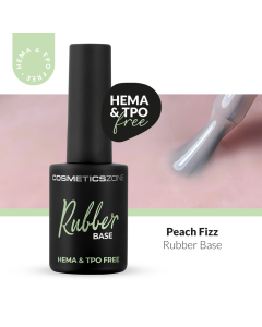 Cosmetics Zone Hypoallergene UV/LED Rubber Base Peach Fizz 15ml