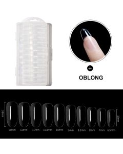 Dermarolling Nageltips Oblong 10 maten - 240 stuks