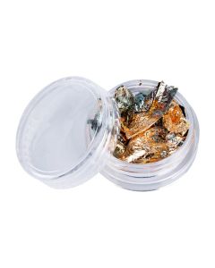 DRM Nail Art Flakes #10 Silver Gold