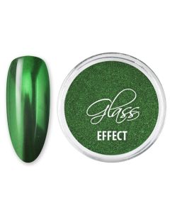 DRM Nail Art Spiegel Effect Nagelpoeder Glass Effect Green #9