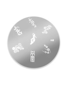 DRM Nail Art Stempelplaat #M9