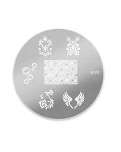 DRM Nail Art Stempelplaat #M90