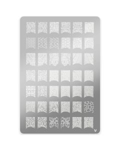 DRM Nail Art Stempelplaat #V