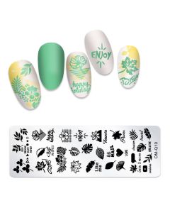Isabelle Nails Nagel Stempel Plaat Voor Nagel Decoratie OMQ-10