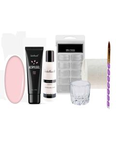 Isabelle Nails Polygel SET 15g. P2 #Clear Rose