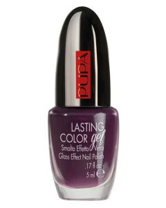 PUPA Milano Lasting Color Gel Glass Effect Nail Polish Jellied Plum