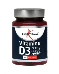 Lucovitaal D3 75mcg 3000IE Vitamine 80st