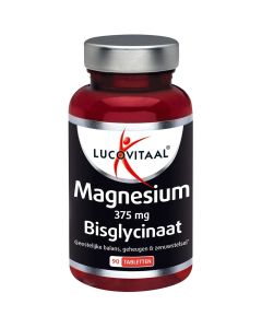 Lucovitaal Magnesium 375mg Bisglycinaat 90st