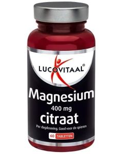 Lucovitaal Magnesium Citraat 400mg 60st
