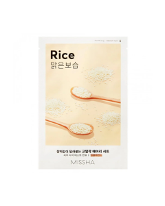 Missha Airy Fit Sheet Mask Gezichtsmasker Rice 19g