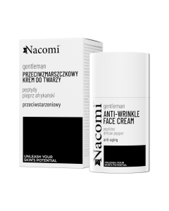 Nacomi Men Anti-wrinkle face cream with peptides and African pepper 50ml