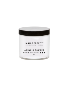 NailPerfect Acrylic Powder Mega White 25gr