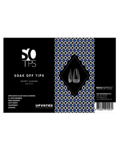 NailPerfect UPVOTED Soak Off Tips Short Almond