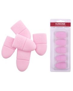 SUNONE Nagelclips Voor Verwijderen Van Nagellak Roze 5 Stuks