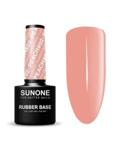 SUNONE UV/LED Rubber Base Peach #02 5ml.