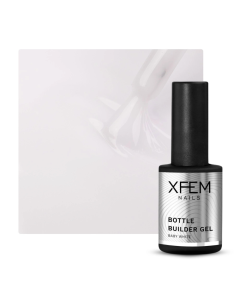 XFEM BIAB Bottle Builder Gel Baby White 15ml