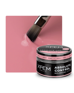 XFEM Builder Gel Absolute Control Sweet Rose 15ml