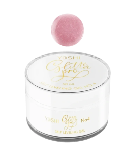 Yoshi Self Leveling Gel Glitter PRO Nr 4 15ml