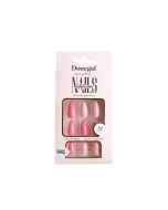 Donegal Decorated Artificial Nails Nepnagels Nude/Framboos 24st. - 3114