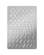 DRM Nail Art Stempelplaat #R