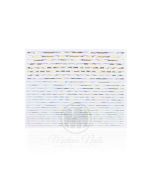 Modena Nails Nagelsticker Strips - Silver Holo 07