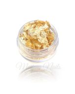 Modena Nails Light Gold Flakes - Metallic Flakes Voor Nagel Decoratie