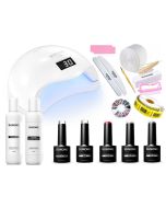 SUNONE Nageldecoratie Startset Compleet Inclusief 48w. Nagellamp "SUN5"