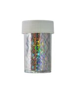 DRM Transferfolie Nageldecoratie 100cm. Transparant Holographic 8-9