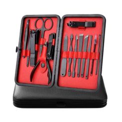 Beautylushh Manicure & Pedicure Set Compleet In Zwarte Etui